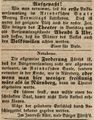 Kommentare zur anstehenden Bürgerversammlung im Reindel'schen Saal, April 1848