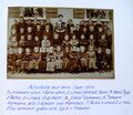 Klassen Foto in Stadeln von 1908, mit Namenliste von Georg Mehl