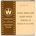 Wolf Kino Werbung, Farb-Dia-Werbung für Grundig, 1956