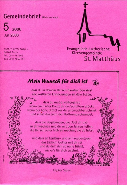 Datei:NL-FW 09 KP 327 Gemeindebrief Vach 5 2006.pdf