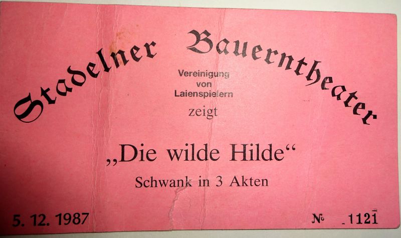 Datei:Eintrittskarte Stadelner Bauerntheater 1987.jpg