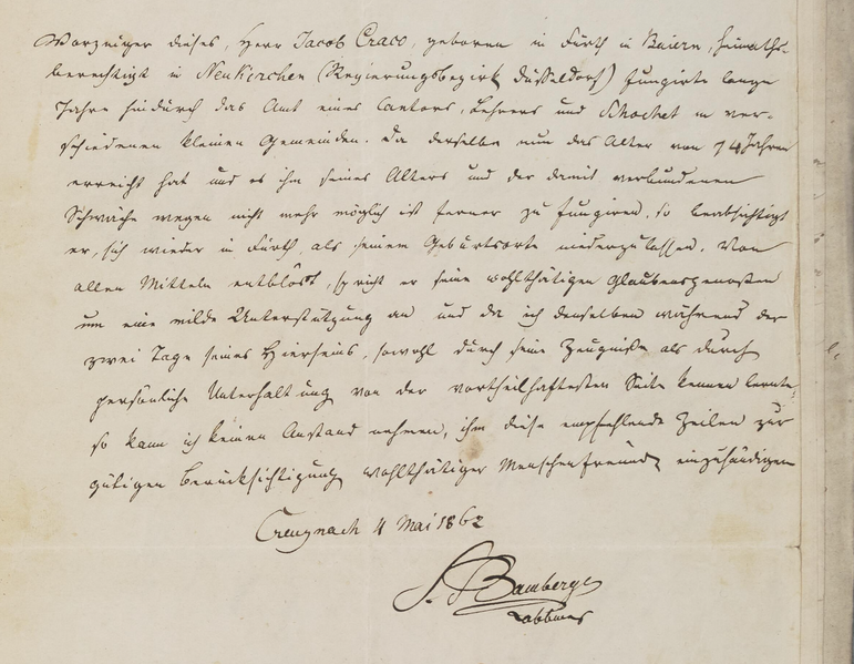 Datei:Leumundszeugnis Jacob Krakauer.png