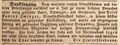 Traueranzeige für den Siegellack-Fabrikanten <a class="mw-selflink selflink">Peter Konrad Zwinger</a>, Juli 1842 <span class="smw-highlighter" data-type="8" data-state="inline" data-title="Hinweis" title="Lizenz: noc-nc-1.0"><span class="smwtticon note"></span><span class="smwttcontent">Lizenz: noc-nc-1.0</span></span>