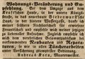 Zeitungsanzeige des Maurermeisters <!--LINK'" 0:20-->, August 1845