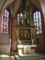 Der Hochaltar der <a class="mw-selflink selflink">Kirche St. Peter und Paul</a> in Poppenreuth im geöffneten Zustand