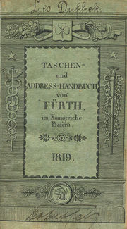 Taschen- und Adress-Handbuch von Fürth im Königreiche Baiern (Buch) 1.jpg