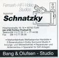 Werbung <a class="mw-selflink selflink">TV-HiFi-Schnatzky</a> von Dez. 1998 im "Altstadt Bläddla" Nr. 33