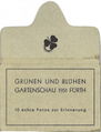 Fotomappe zur Gartenschau Grünen und Blühen, Souvenir