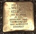 Stolperstein Malchen Kissinger <span class="smw-highlighter" data-type="8" data-state="inline" data-title="Hinweis" title="Urheber: unbekanntLizenz: cc-by-sa-3.0"><span class="smwtticon note"></span><span class="smwttcontent">Urheber: unbekannt<br>Lizenz: cc-by-sa-3.0</span></span>