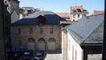 Rathaus Fürth - Blick in den Innenhof und Nebengebäuden mit Schieferdachlandschaft Richtung <!--LINK'" 0:43-->. Noch ohne das Architekturwunder <!--LINK'" 0:44--> - 2014