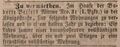 Ladenvermietung Babette Beßels, Fürther Tagblatt, 9.1.1850