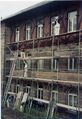 Renovierungs- und Gerüstarbeiten am Gebäude <!--LINK'" 0:74--> im April 1985
