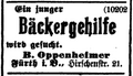 Annonce in <!--IWLINK'" 9--> vom 15.4. 1908