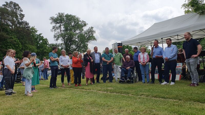 Datei:Wasserradfest Stadeln 2023 Begrüßungsrede.jpg