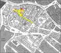 Gänsberg-Plan, Bergstraße 22 rot markiert