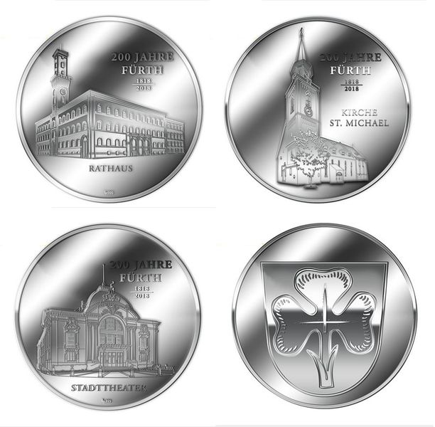 Datei:Fürther Stadttaler 200 Jahre.jpg