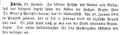 Zeitungsartikel zum 90. Geburtstag M. Weichselbaums, Allgemeine Zeitung des Judentums vom 29. Januar 1892