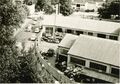 Blick aus den Laborräumen der Fa. Grundig auf die Dr.-Mack-Straße 96, Juni 1966