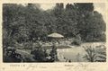 Blick in den Stadtpark, Ansichtskarte gel. 1903