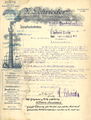 Historische Rechnung der Fa. Schornsteinbau Vinzenz Lehrieder von 1918