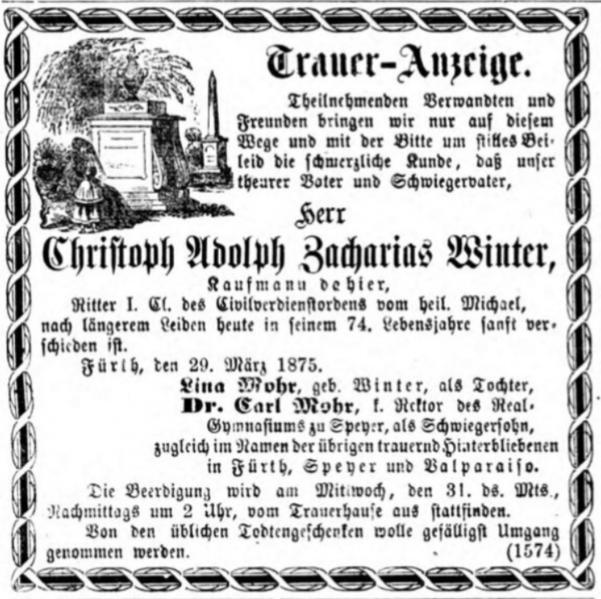 Datei:1875-03-31 FÜ-NN Traueranzeige Winter.png