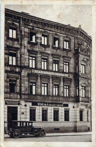 AK Hotel Bahnhof gel 1929.jpg