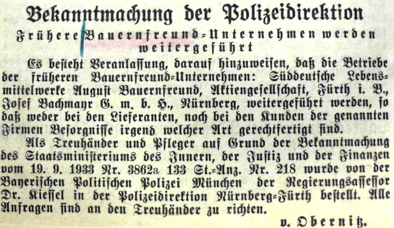 Datei:Bauernfreund 1933 Übernahme.JPG