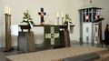 Altar <a class="mw-selflink selflink">Christuskirche</a> Stadeln 2014