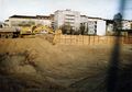 Das Baufeld für das ehem. BIG Einkaufscenter, dem späteren Kaufland bzw. Hornschuch-Center, Jan. 1989