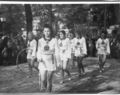 Tag der Arbeit 1937, die KdF-Betriebssportgruppe der Firma Schickedanz in der  heutigen  bei einer sportlichen Vorführung