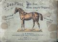 Titelseite: Das Pferd, sein Bau, seine inneren Organe, ca. 1894