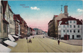 Ansichtskarte Königsstraße Richtung Königsplatz, gel. 1918