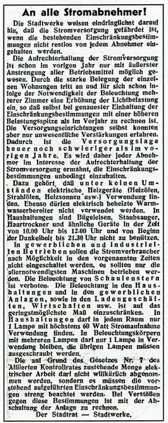 Datei:Stadtwerke 1946 Stromsperre.jpg