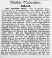 Renovierungen im jüdische Krankenhaus, Nürnberg-Fürther isr. Gemeindeblatt 1. November 1927