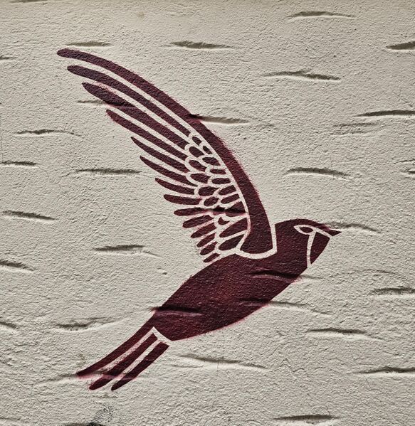 Datei:2025 10 13 Graffiti z Gedicht Mauer Matthildenstraße ggüb. HsNr. 36.jpg