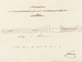 Situationsplan des alten Schulhoftores nach Albert Frommel,19. Juli 1852