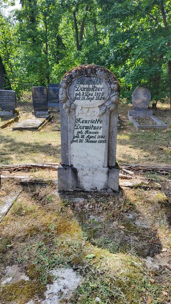 Datei:Henriette Dormitzer Grabstein.jpg