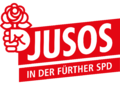 Logo der <a class="mw-selflink selflink">Jusos in der Fürther SPD</a> (Stand 2016)