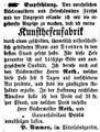 Werbeanzeige von <a class="mw-selflink selflink">Paul Ammon</a> für seine Hefenfabrik, Juli 1855