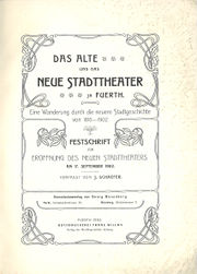 Das alte und das neue Stadttheater in Fürth - Titelblatt.jpg