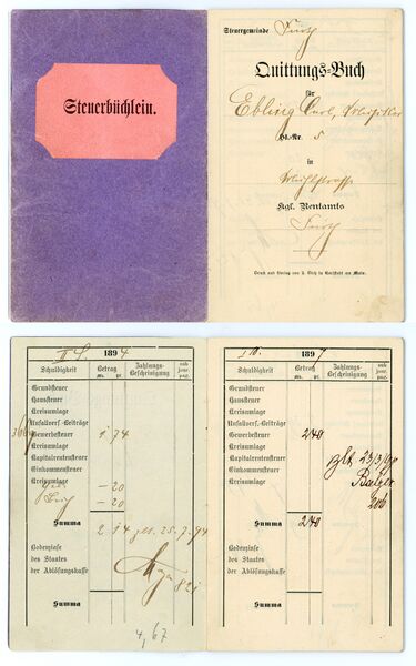 Datei:Steuerbüchlein Fürth 1894.jpg