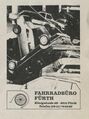 Werbung vom Fahrradbüro Fürth in der Schülerzeitung <!--LINK'" 0:98--> Nr. 3 1990