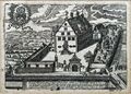 Kupferstich des <i>Löffelholz'schen Schlosses</i> im Jahr 1661.