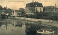Blick über die Rednitz - im Hintergrund die Gebäude Würzburger Straße 5, gel. 1914