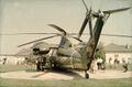 unbekannte Militärschau in der Monteith-Kaserne, 1960er Jahre. Im Bild ein amerikanischer Sikorsky-Hubschrauber, Typ CH-37 Mojave