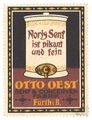 Historische  der Senf & Concervenfabrik Otto Oest