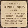 Stolperstein Berthold Sturm (Erlangen)