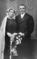 Hochzeit Besitzer Ehepaar Johann und Anna Regina Leipold, geborene Ulrich vom Bauernhof alte Nr. 28 heute <!--LINK'" 0:75-->, Aufnahme von 1925