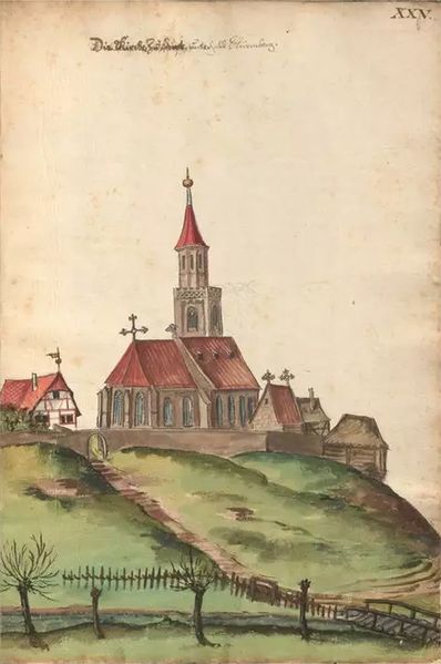 Datei:Michaelskirche Aquarell.jpg