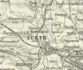 Ausschnitt aus der Karte "Südwest-Deutschland bis zu den Alpen...", 1915
